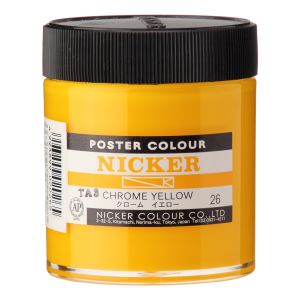 ニッカー絵具 ニッカー絵具 ポスターカラー 130ML 026 クロームイエロー PC130ML#026
