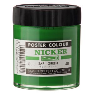 ニッカー絵具 ニッカー絵具 ポスターカラー 130ML 040 サップグリーン PC130ML#040