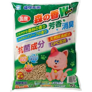 アースペット EARTH アースペット 猫砂楽園 森の香ダブル 7L トイレに流せる 燃やせる 猫砂