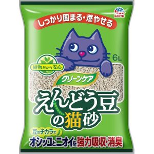 アースペット EARTH アースペット クリーンケア えんどう豆の猫砂 6L 猫砂 トイレ