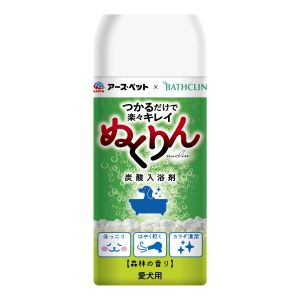 アースペット EARTH アースペット 愛犬用 炭酸入浴剤ぬくりん 森林の香り 300g