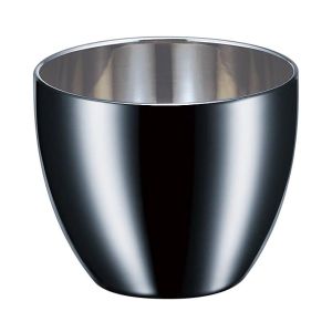 アサヒ ASAHI アサヒ 食楽工房 ブリリアント ブラック 2重ぐい呑み 70ml 貼箱入 SCW-17BB