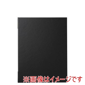 シンビ SHIMBI シンビ MENU-1 ブラック KAZARU A-4対応 4ページ 側面部バスコ磨き仕上げ