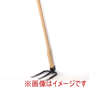 相田合同工場 SENNARI AD-241 角ヒツ三本 鍬 磨き仕上 相田合同工場