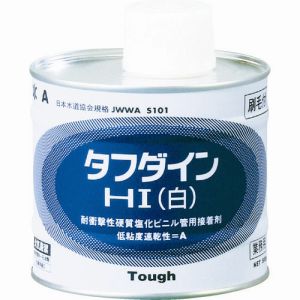 クボタケミックス クボタケミックス WHITE500G 塩ビ用接着剤 タフダインHI白 500G