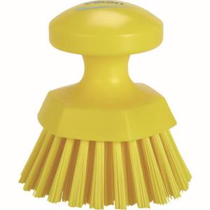 ヴァイカン Vikan Vikan 38856 ハンドブラシ 丸 3885 イエロー ヴァイカン