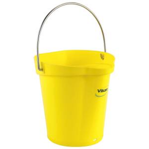 ヴァイカン Vikan Vikan ハイジーンバケット 蓋 イエロー 6L 56869 ヴァイカン