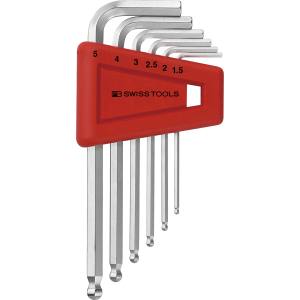 PB スイスツールズ SWISS TOOLS PB スイスツールズ 212H-5 ボール付六角棒レンチセット パックナシ