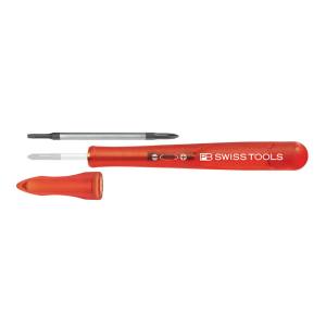 PB スイスツールズ SWISS TOOLS PB スイスツールズ 168-0-30 差替式精密ドライバー レッド