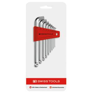 PB スイスツールズ SWISS TOOLS PB スイスツールズ 2212H-10CN ショートヘッド ボール付六角棒レンチセット