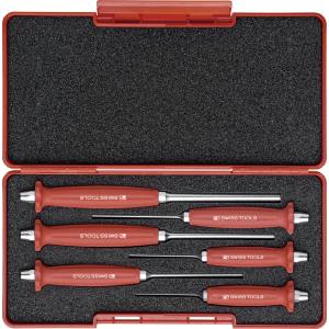 PB スイスツールズ SWISS TOOLS PB スイスツールズ 758SET ハンドル付平行ピンポンチ BOXセット