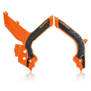 アチェルビス アチェルビス AC-24009OR/BK X-GRIP フレームプロテクター ORG/ブラック KTM EXC250TPI