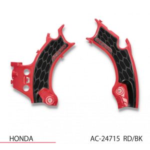 アチェルビス アチェルビス AC-24715RD/BK X-GRIP フレームプロテクター RED/ブラック CRF250R/RX 22