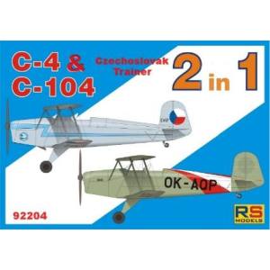 ハセガワ ハセガワ 92204 RSモデル 1/72 C4 & C104 練習機