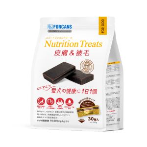 フォーキャンス フォーキャンス ニュートリショントリーツ 皮膚 被毛 30個入