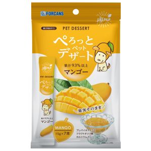 フォーキャンス フォーキャンス ぺろっとペットデザート マンゴー味 15g×7本
