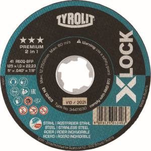 チロリット TYROLIT TYROLIT 34411630 エックスロック切断砥石 プレミアムタイプ チロリット