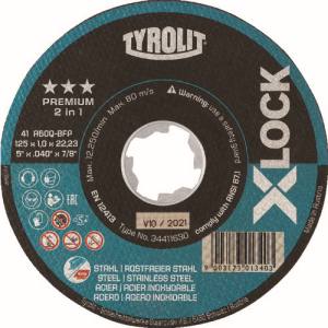 チロリット TYROLIT TYROLIT 34411632 エックスロック切断砥石 プレミアムタイプ チロリット