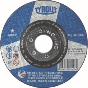 チロリット TYROLIT TYROLIT 34042757 切断研削砥石 C&G 125mm 30 チロリット