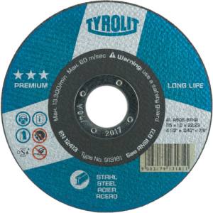 チロリット TYROLIT TYROLIT 34197818 切断砥石 ロングライフ 105X1X15mm チロリット