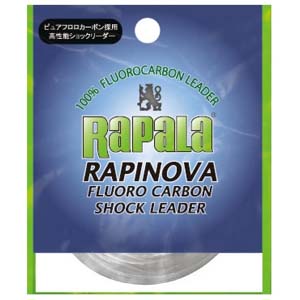 ラパラ Rapala ラパラ RFL30M10 ラピノヴァ フロロ カーボン ショックリーダー 25M 2.5号 10lb