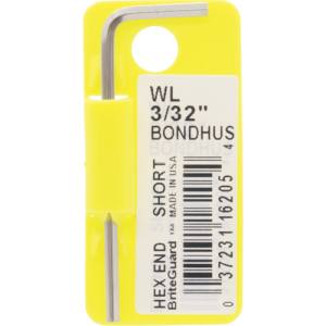 ボンダス BONDHUS ボンダス WL3/32 六角L-レンチ ショート 3/32インチ BONDHUS