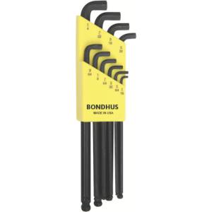 ボンダス BONDHUS ボンダス SBLX10 スタビー ボールポイント L-レンチ ロング インチ セット10本組 1/16-1/4 BONDHUS