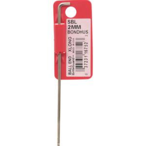 ボンダス BONDHUS ボンダス SBL2MM スタビー ボールポイント L-レンチ エクストラロング 2mm 首下ショートタイプ BONDHUS