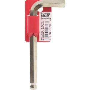 ボンダス BONDHUS ボンダス BL10SB ボールポイント L-レンチ ショート メッキ 10mm BONDHUS