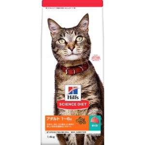日本ヒルズコルゲート Hills 日本ヒルズ サイエンス ダイエット 1～6歳 成猫用 まぐろ 1.4kg Hills