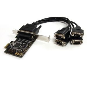 スターテックドットコム StarTech.com スターテック PEX4S553B シリアル4ポート増設PCI Expressインターフェースカード
