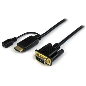 スターテックドットコム StarTech.com スターテック ZU200UF HDMI - VGAアクティブ変換ケーブルアダプタ