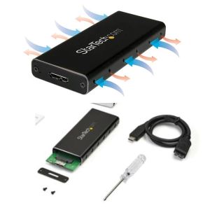 スターテックドットコム StarTech.com スターテック ZU200LR USB Type-C接続SATA M.2 NGFF SSDケース