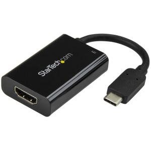スターテックドットコム StarTech.com スターテック ZU201AB USB Type-C接続HDMIディスプレイ変換アダプタ ブラック 4K 60Hz 60W USB PD
