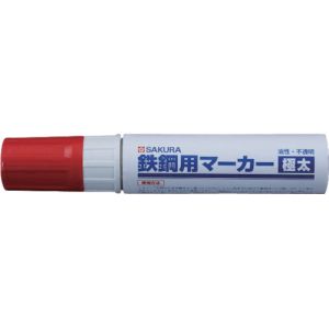 サクラクレパス SAKURA サクラクレパス PKK-J-19R 鉄鋼用マーカー極太 赤