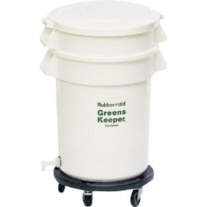 ラバーメイド Rubbermaid ラバーメイド 262401 ブルートコンテナ グリーンズキーパーセット ホワイト メーカー直送 代引不可 沖縄離島不可