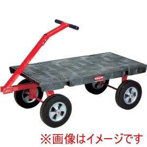 ラバーメイド ラバーメイド 447807 樹脂製台車 均等荷重907kg 615×1427×445 メーカー直送 代引不可 北海道沖縄離島不可