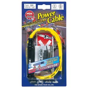 エヌジーケー NGK NGK 1007 S3R 2輪用パワーケーブル ストレートタイプ キャップ ケーブル ワインレッド エヌジーケー