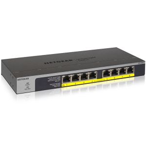 ネットギア NETGEAR ネットギア GS108LP-100AJS アンマネージ スイッチングハブ 8ポート PoE+ 8ポート 60.5W FlexPoE対応