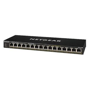 ネットギア NETGEAR ネットギア GS316P-100AJS 卓上型コンパクトアンマネージスイッチングハブ ギガビット 16ポート PoE+ 16ポート 115W