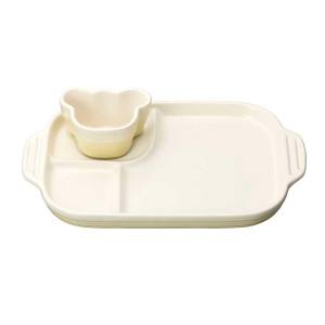 ルクルーゼ LECREUSET ルクルーゼ ベビー マルチプレート&ラムカン デューン LECREUSET