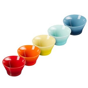 ルクルーゼ LECREUSET ルクルーゼ ネオボール Mサイズ 5個入り レインボー Simple Cooking LECREUSET