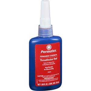 パーマテックス Permatex パーマテックス PTX26250 高強度スレッドロッカー 赤 50ml Permatex
