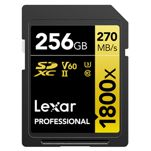 レキサー Lexar 海外リテール品 レキサー SD 256GB LSD1800256G-BNNNG class10 UHS-II U3 V60