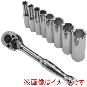 アストロプロダクツ アストロプロダクツ 1/4DR ラチェットセット ディープ ミリ 9点組 TS290