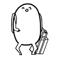 No Name？ ホモォいじり　カッティングステッカー　黒　３　不思議の国のホモォ