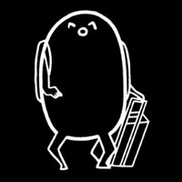 No Name？ ホモォいじり　カッティングステッカー　白　３　不思議の国のホモォ