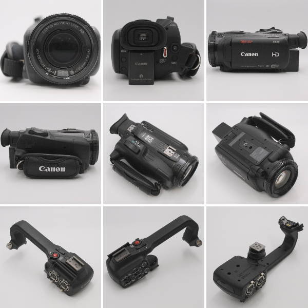  Canon 中古 XA35 ハンドルユニットHDU-1付き 業務用ビデオカメラ