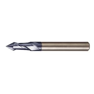 マコトロイ工業 マコトロイ工業 AMVS2200-60 コーティング付 Vカットエンドミル 20×60度 メーカー直送 代引不可 北海道沖縄離島不可