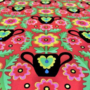 FREE SPIRIT FREE SPIRIT USA11 FLOWERED COVERLET 100cm×110cm幅 輸入生地 USAコットン メーカー直送 代引不可 北海道沖縄離島不可